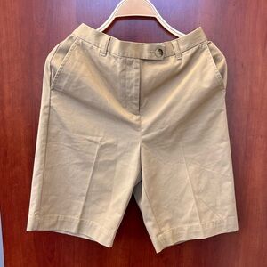 New Land’s End Bermuda Shorts Size 4 Fit 3 Color Khaki 10 inch Inseam Pockets